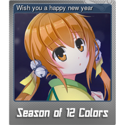 Wish you a happy new year (Foil)