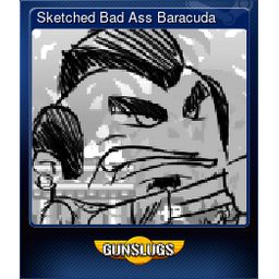 Sketched Bad Ass Baracuda
