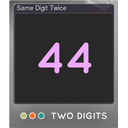 Same Digit Twice (Foil)