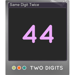 Same Digit Twice (Foil)