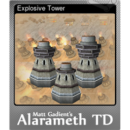 Explosive Tower (Foil Trading Card)