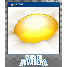 Egg splat (Foil Trading Card)