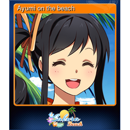 Ayumi on the beach