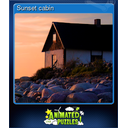 Sunset cabin (Trading Card)