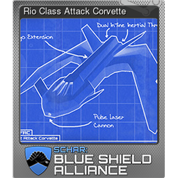 Rio Class Attack Corvette (Foil)