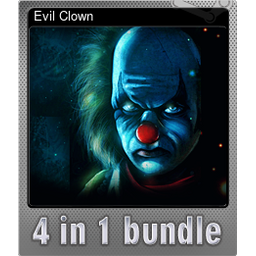 Evil Clown (Foil Trading Card)