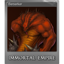 Berserker (Foil Trading Card)