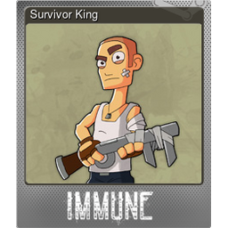 Survivor King (Foil Trading Card)