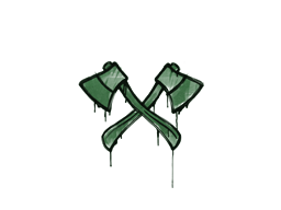 Sealed Graffiti | X-Axes (Jungle Green)