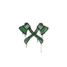 Sealed Graffiti | X-Axes (Jungle Green)