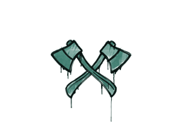 Sealed Graffiti | X-Axes (Frog Green)