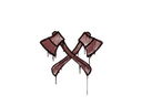 Sealed Graffiti | X-Axes (Brick Red)
