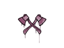 Sealed Graffiti | X-Axes (Princess Pink)