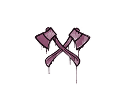 Sealed Graffiti | X-Axes (Princess Pink)