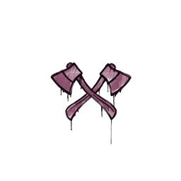 Sealed Graffiti | X-Axes (Princess Pink)