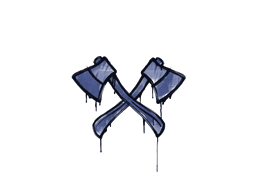 Grafíti selado | X-Axes (SWAT Blue)
