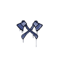 Sealed Graffiti | X-Axes (SWAT Blue)