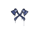 Sealed Graffiti | X-Axes (SWAT Blue)