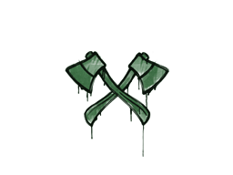 Grafíti selado | X-Axes (Jungle Green)