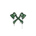 Sealed Graffiti | X-Axes (Jungle Green)