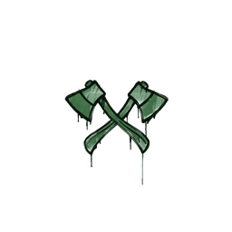Sealed Graffiti | X-Axes (Jungle Green)