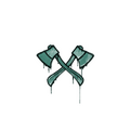 Sealed Graffiti | X-Axes (Frog Green)