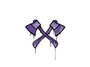 Sealed Graffiti | X-Axes (Monster Purple)