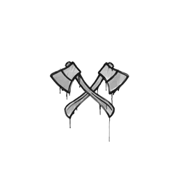 Sealed Graffiti | X-Axes (Shark White)