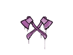 Grafíti selado | X-Axes (Bazooka Pink)