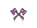 Sealed Graffiti | X-Axes (Bazooka Pink)