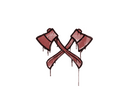 Sealed Graffiti | X-Axes (Blood Red)