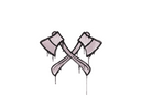 Sealed Graffiti | X-Axes (War Pig Pink)