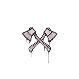 Sealed Graffiti | X-Axes (War Pig Pink)