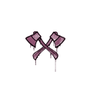 Sealed Graffiti | X-Axes (Princess Pink)