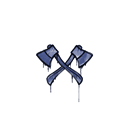 Sealed Graffiti | X-Axes (SWAT Blue)