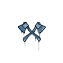 Sealed Graffiti | X-Axes (Monarch Blue)