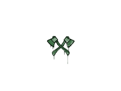 Sealed Graffiti | X-Axes (Jungle Green)