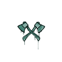 Sealed Graffiti | X-Axes (Frog Green)