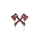 Sealed Graffiti | X-Axes (Blood Red)