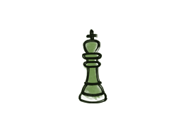 개봉 안 한 그래피티 | 체스 킹 (전투복 초록색)