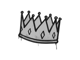 封装的涂鸦 | 王冠 (灰色)