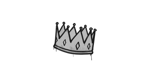 Sealed Graffiti | King Me (Shark White)