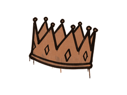 封装的涂鸦 | 王冠 (黄褐)