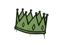 Sealed Graffiti | King Me (Battle Green)