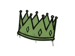 Sealed Graffiti | King Me (Battle Green)