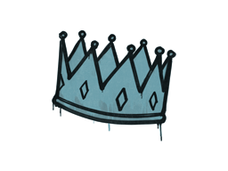 Sealed Graffiti | King Me (Wire Blue)