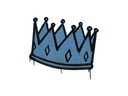 Sealed Graffiti | King Me (Monarch Blue)