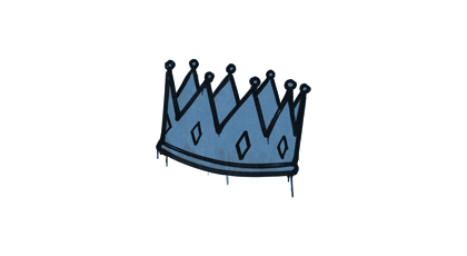 Sealed Graffiti | King Me (Monarch Blue)