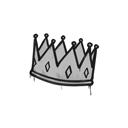 Sealed Graffiti | King Me (Shark White)