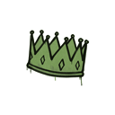 Sealed Graffiti | King Me (Battle Green)